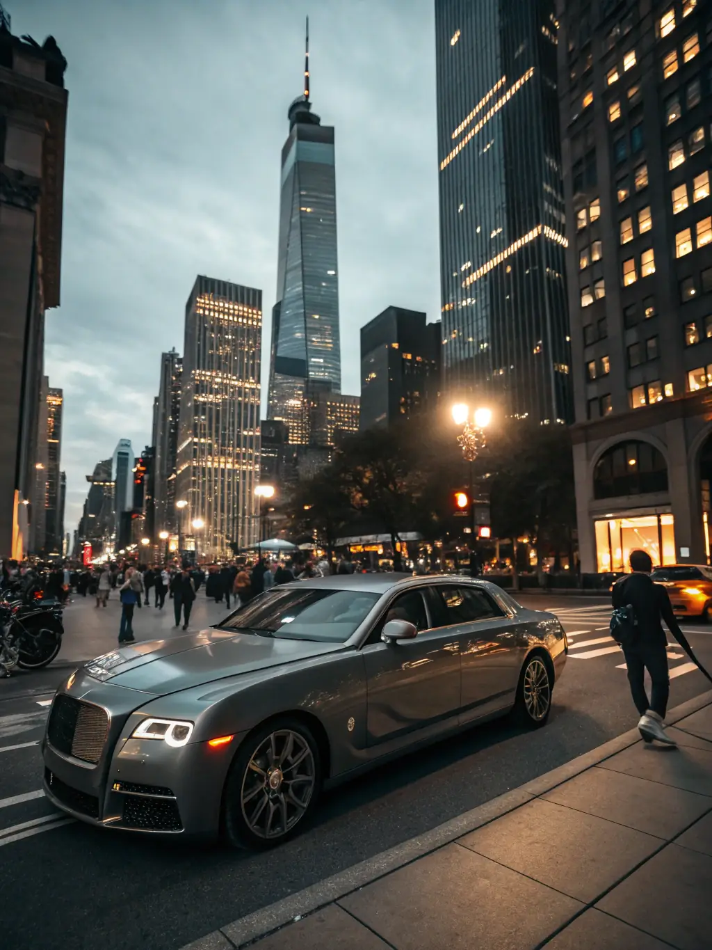 An image showcasing a sleek car with a glossy finish, highlighting the shine and protective coating of our chemicals.
